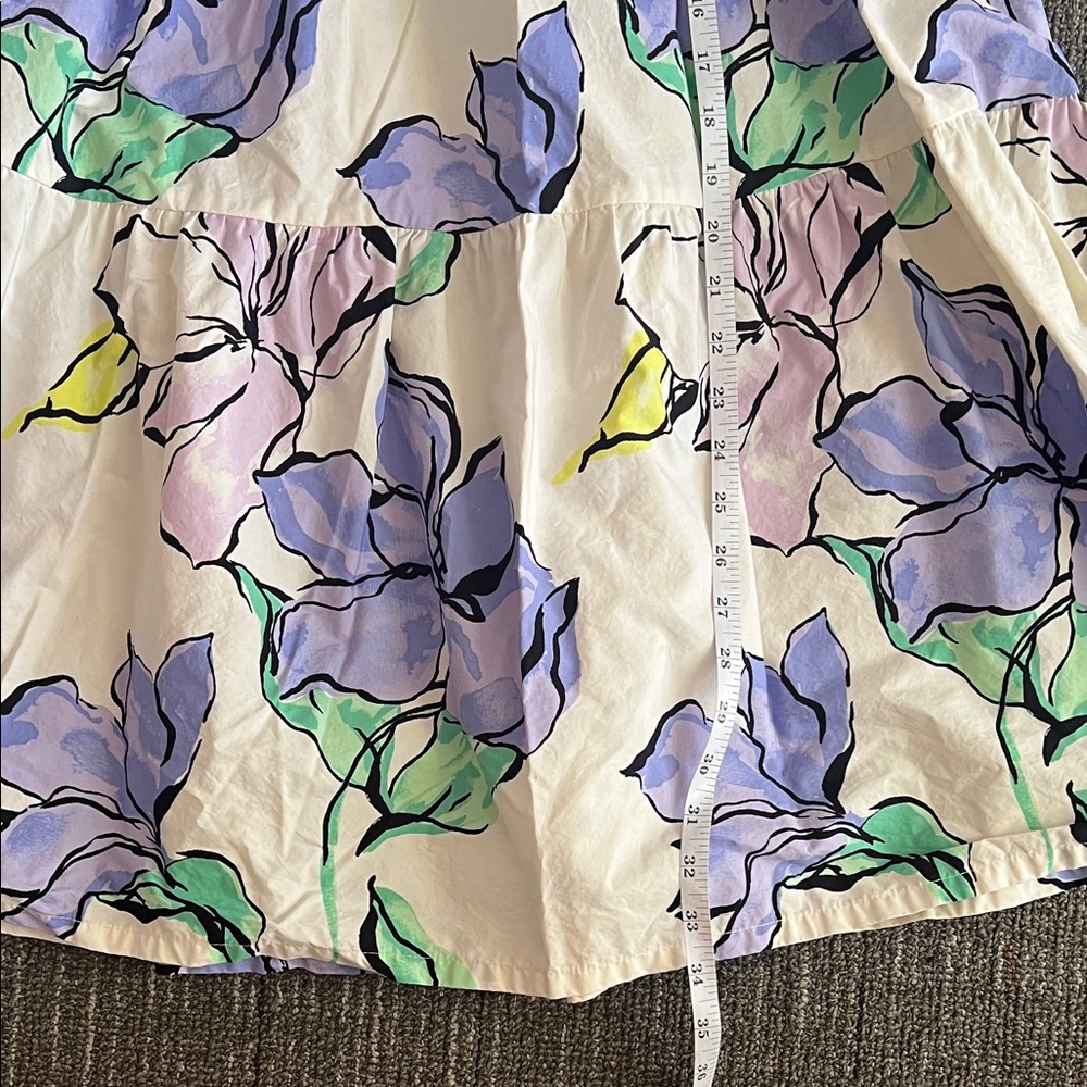 🌸 A New Day Floral One-Shoulder Crop Top & Tiered Skirt Set w/ Pockets | Size M - Picture 9 of 13